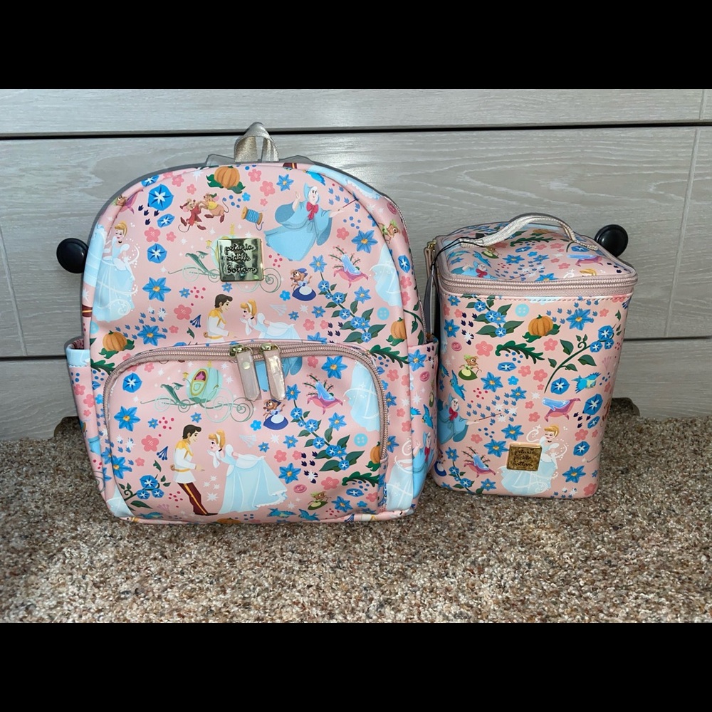Petunia Pickle Bottom Cinderella Mini Backpack and Cooler